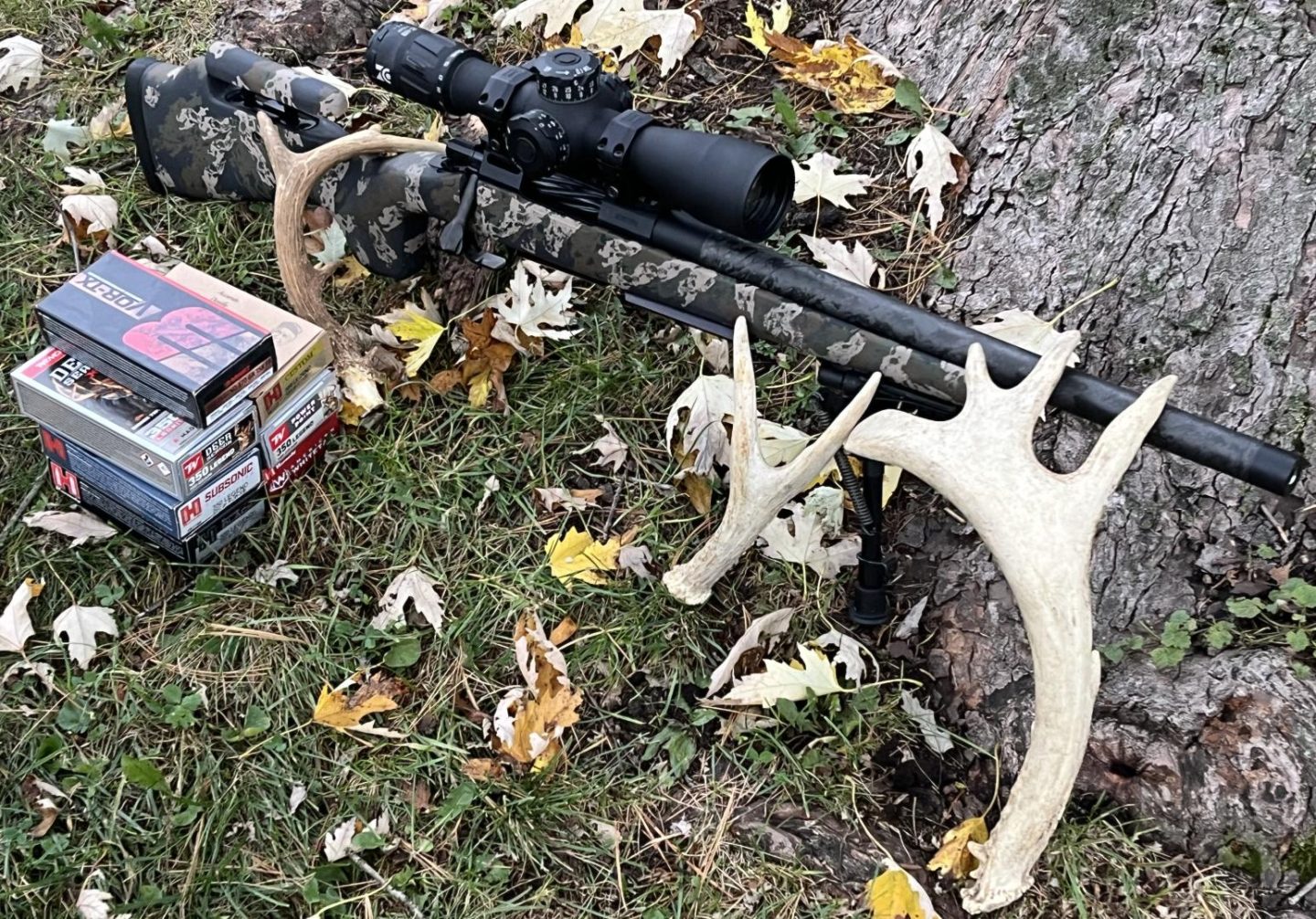 350 Legend Built with PurePrecision SKLTN Action and Altitude Stock, Proof Carbon Barrel, Hawkins Hunter Bottom Metal and Magazine, and Topped with Zero Compromise ZC420 scope.