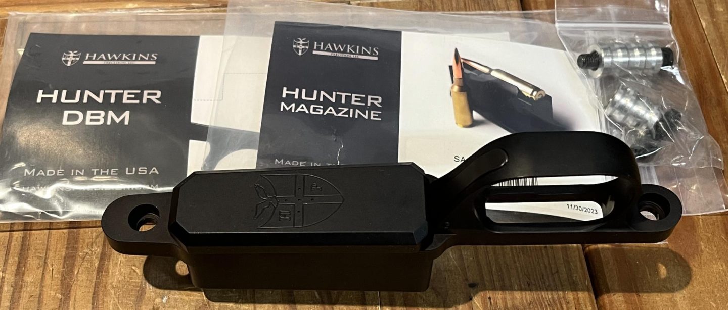 Hawkins Hunter DBM Bottom Metal and Hunter .223 Magazine.