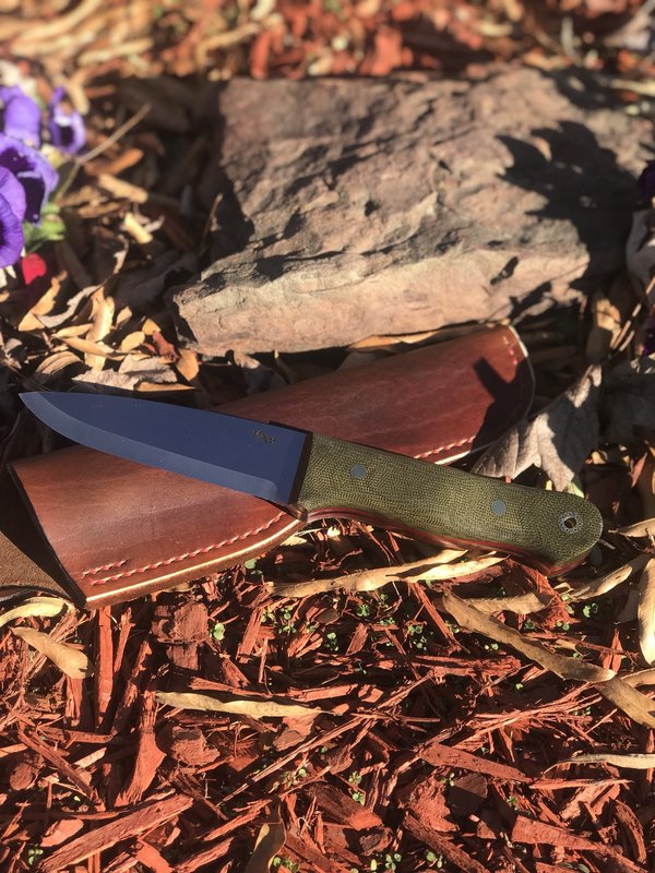 FIELDCRAFT SURVIVAL KNIFE - OLIVE