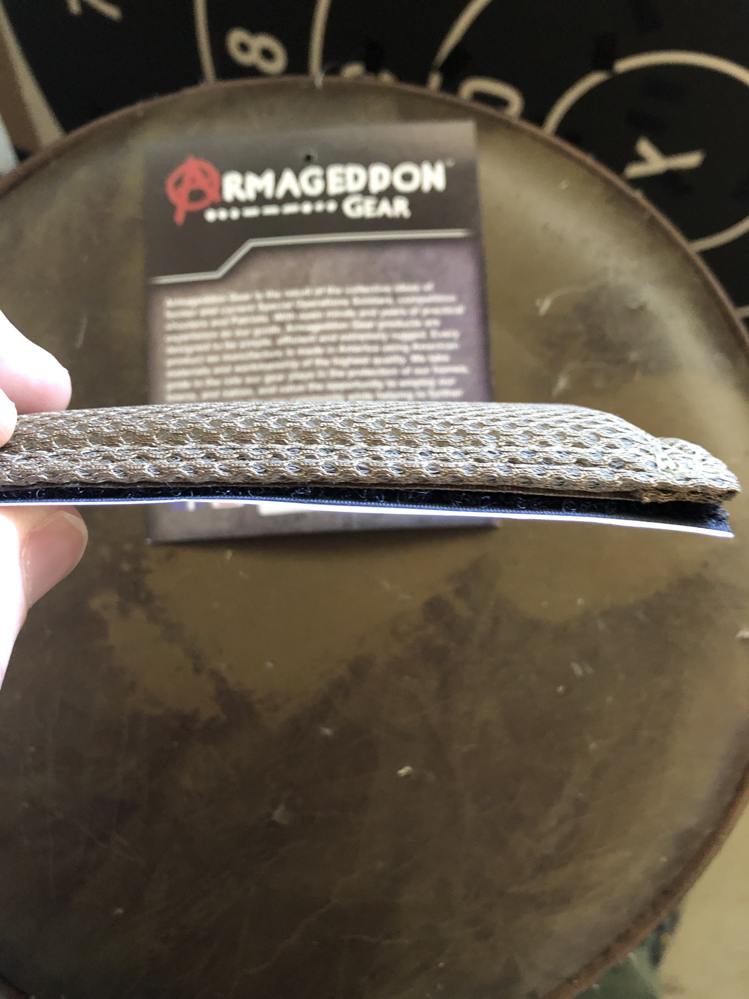 Armageddon Gear Cheeky Bastard Black Velcro Adhesive Back Cheek Rest  AG0673-BK For Sale 