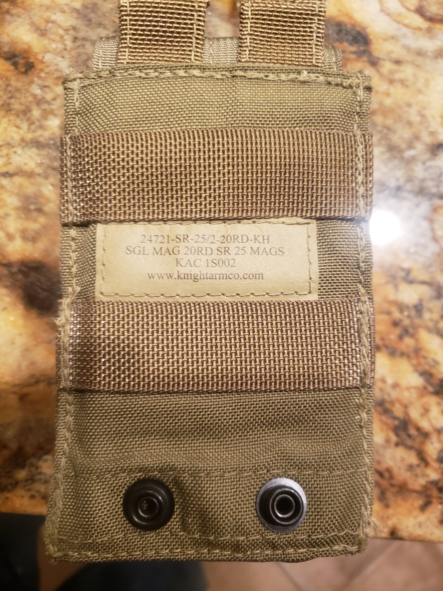 SR-25 Magazine Flask and Pouch - Knight's Armament