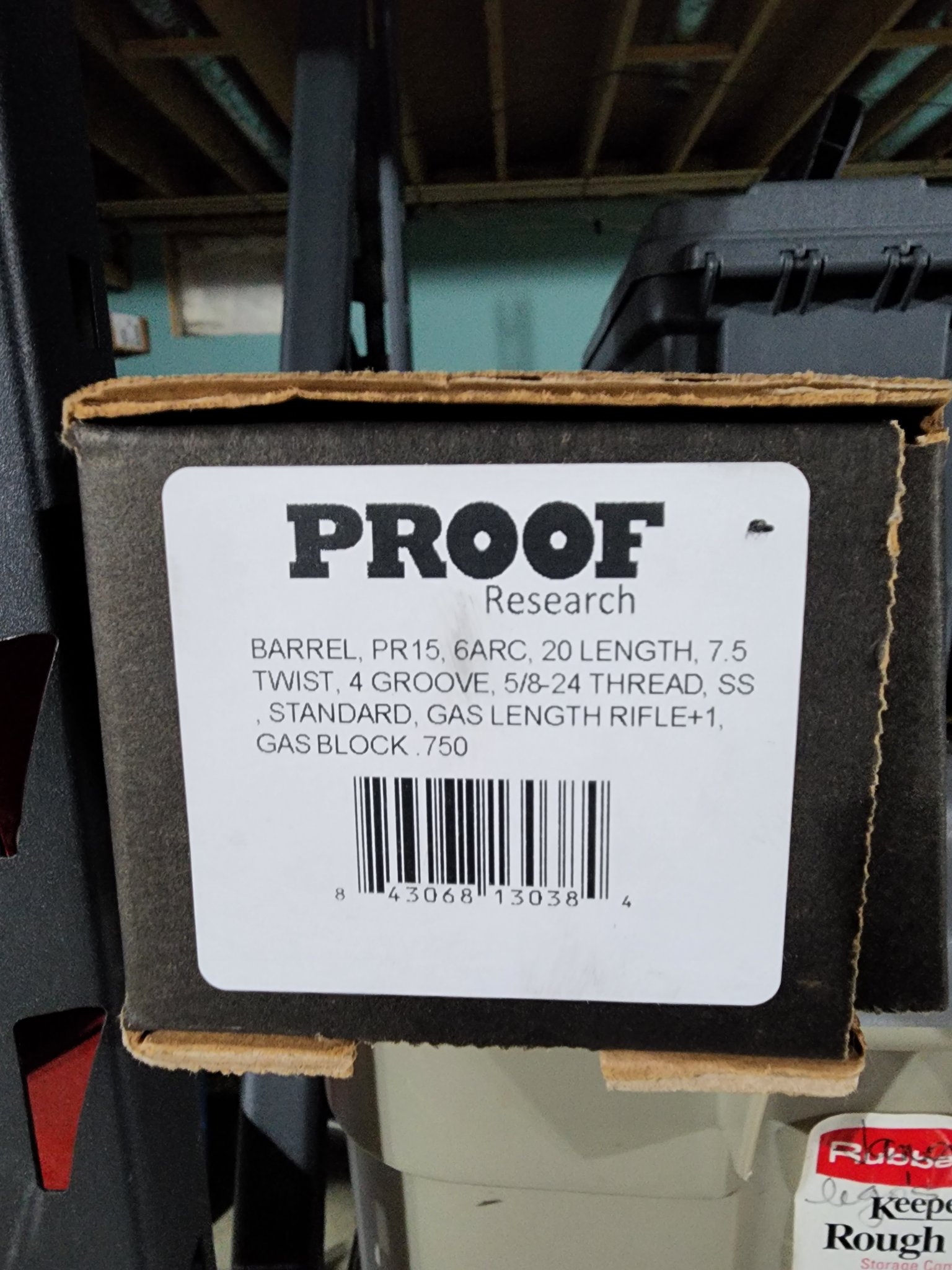 Proof Research Barrel AR-15 6mm ARC 20 1 7.5 Twist Rifle Length SS