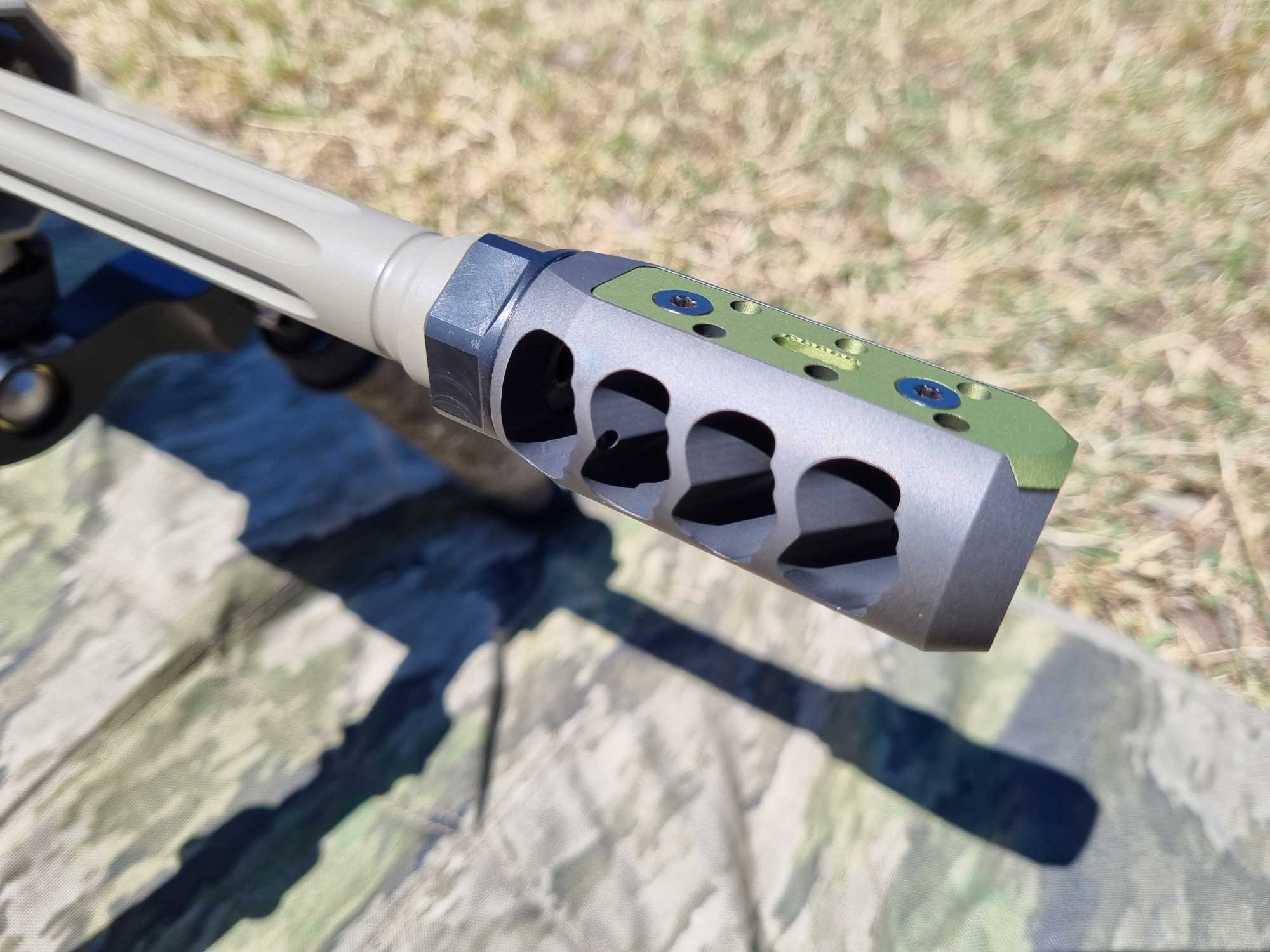 Shockwave: Self-timing, magnum, rifle muzzle brake