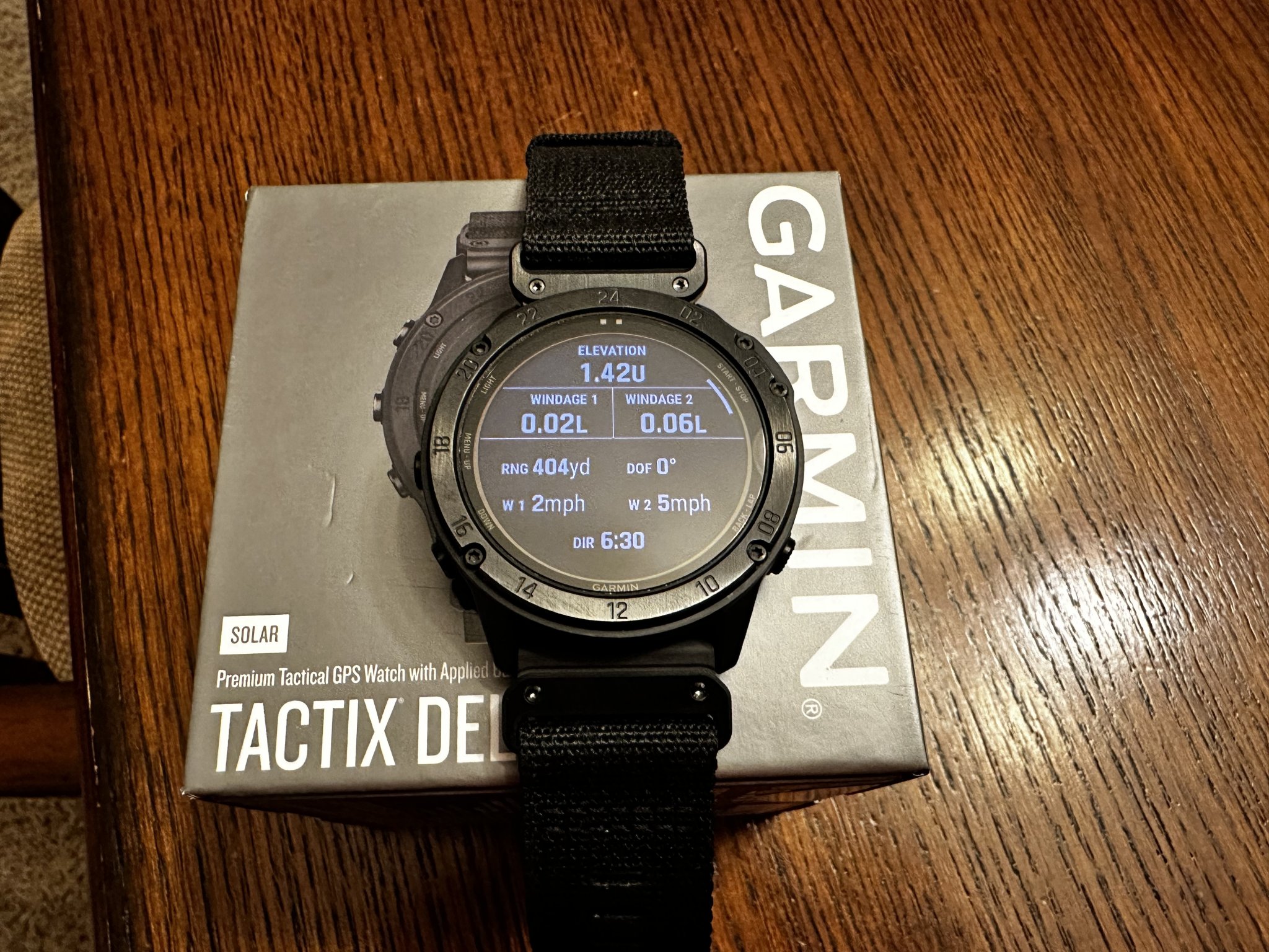 SOLD Garmin Tactix Delta Solar Edition With Applied Ballistics