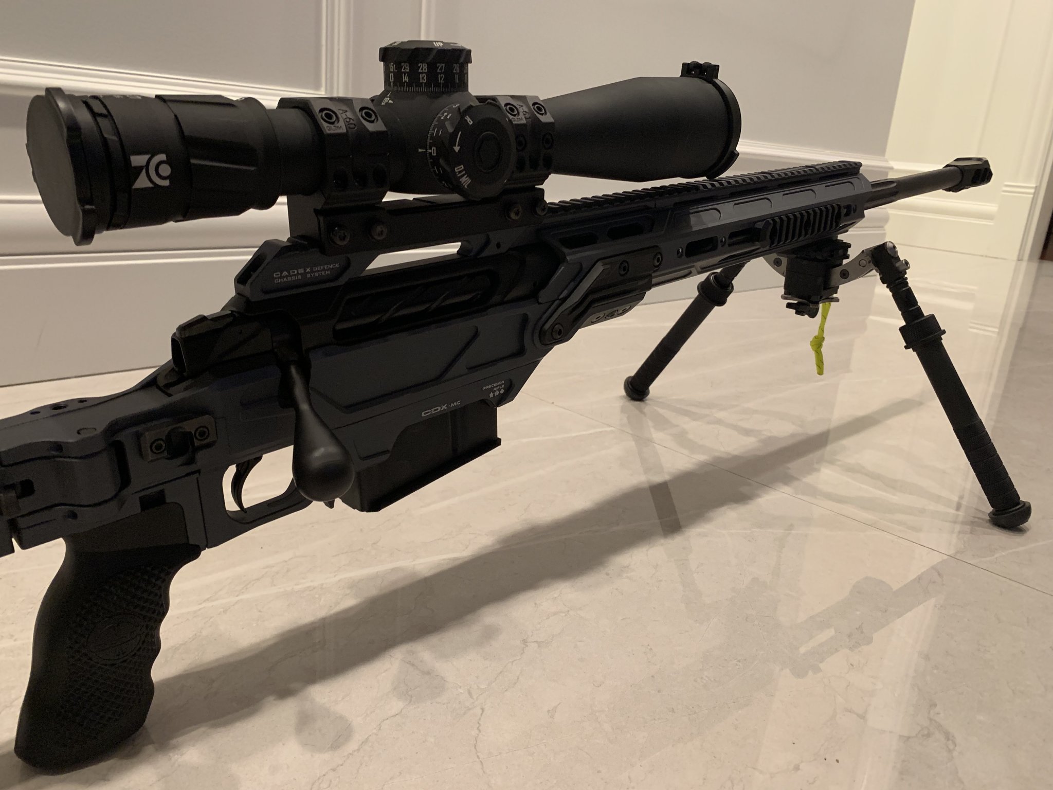 Cadex Defence on X: Amazing pictures of a Cadex Lite Competition chassis  outfitted with a Defiance Deviant Tactical action and a MX1 muzzle brake.   / X