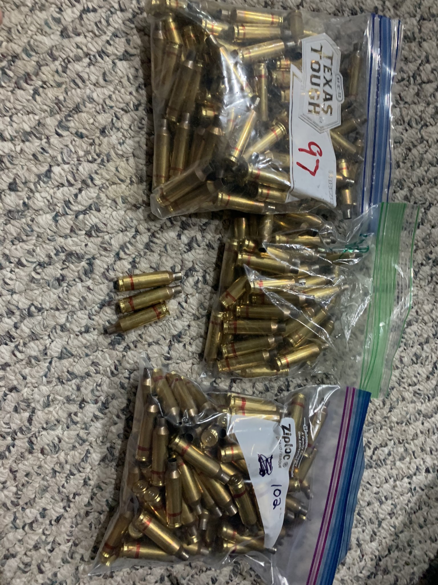 Once Fired 6mm Creedmoor Brass