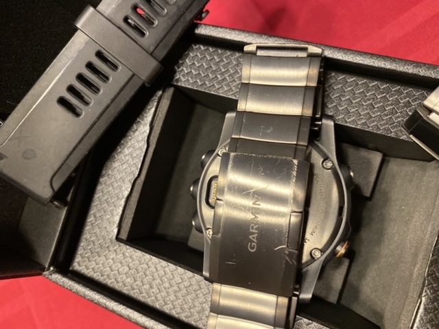 Fenix 5x plus sapphire carbon gray dlc titanium clearance band