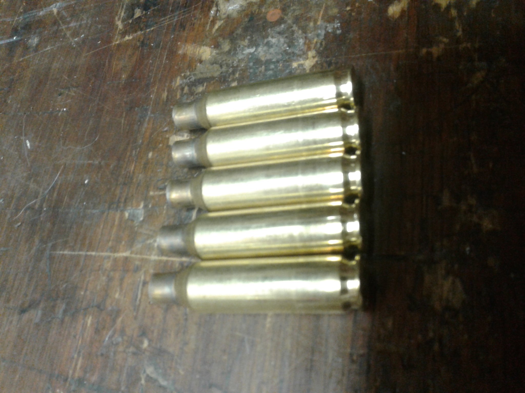 Hornady 6.5 creedmoor brass. 90 pieces of twice fired brass, 22 pieces of  once fir