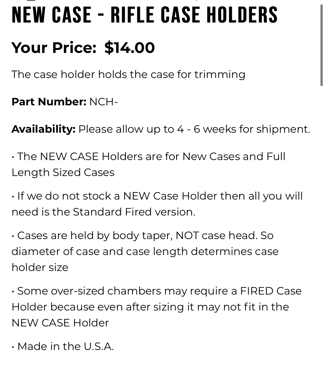 Rifle Case Holders-CH