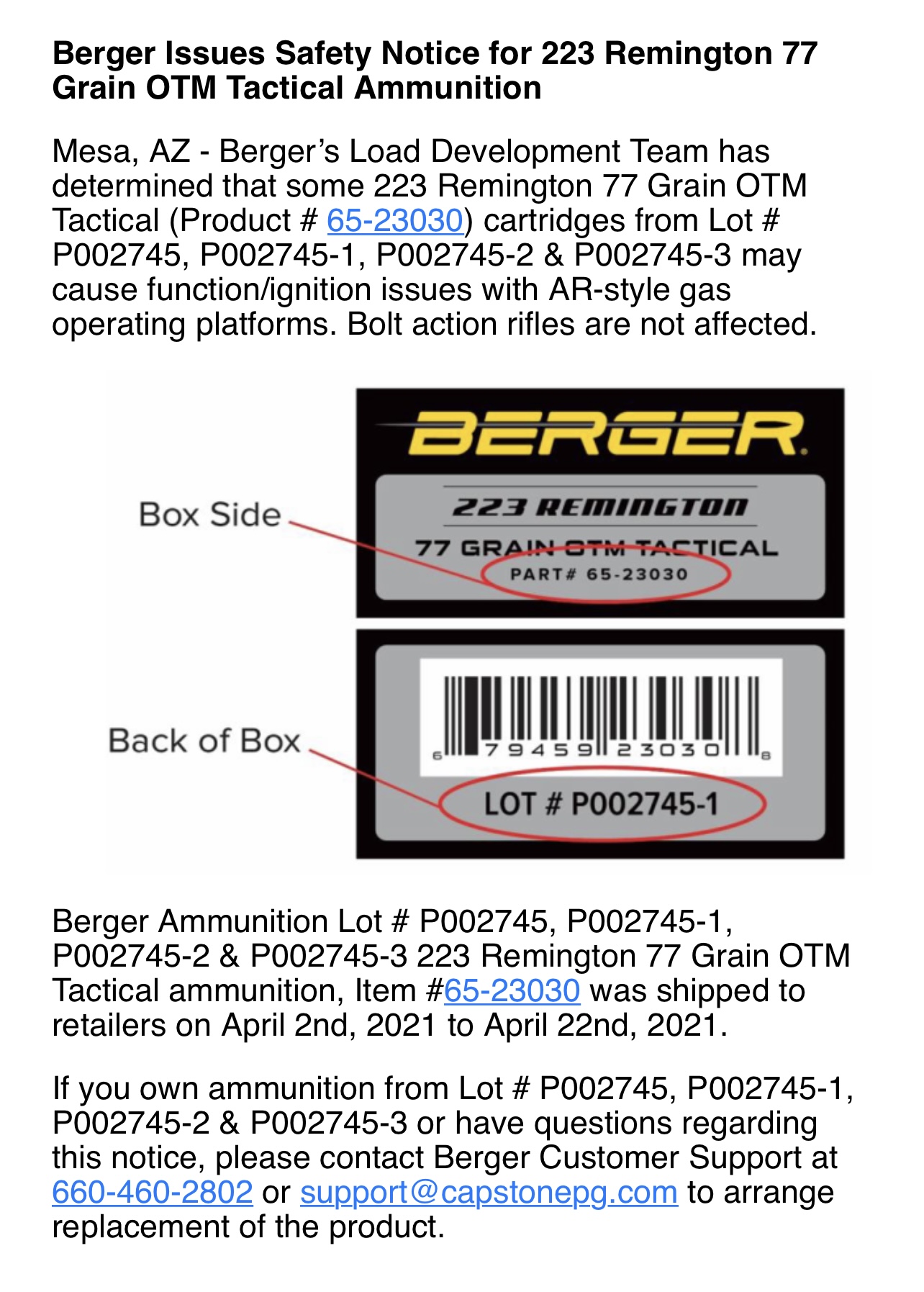 Black Hills 5.56mm 77 Grain Tipped MatchKing Accuracy Evaluation Update