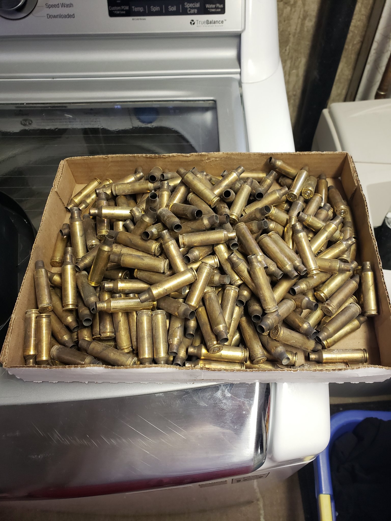 First time wet tumbling (left) : r/reloading