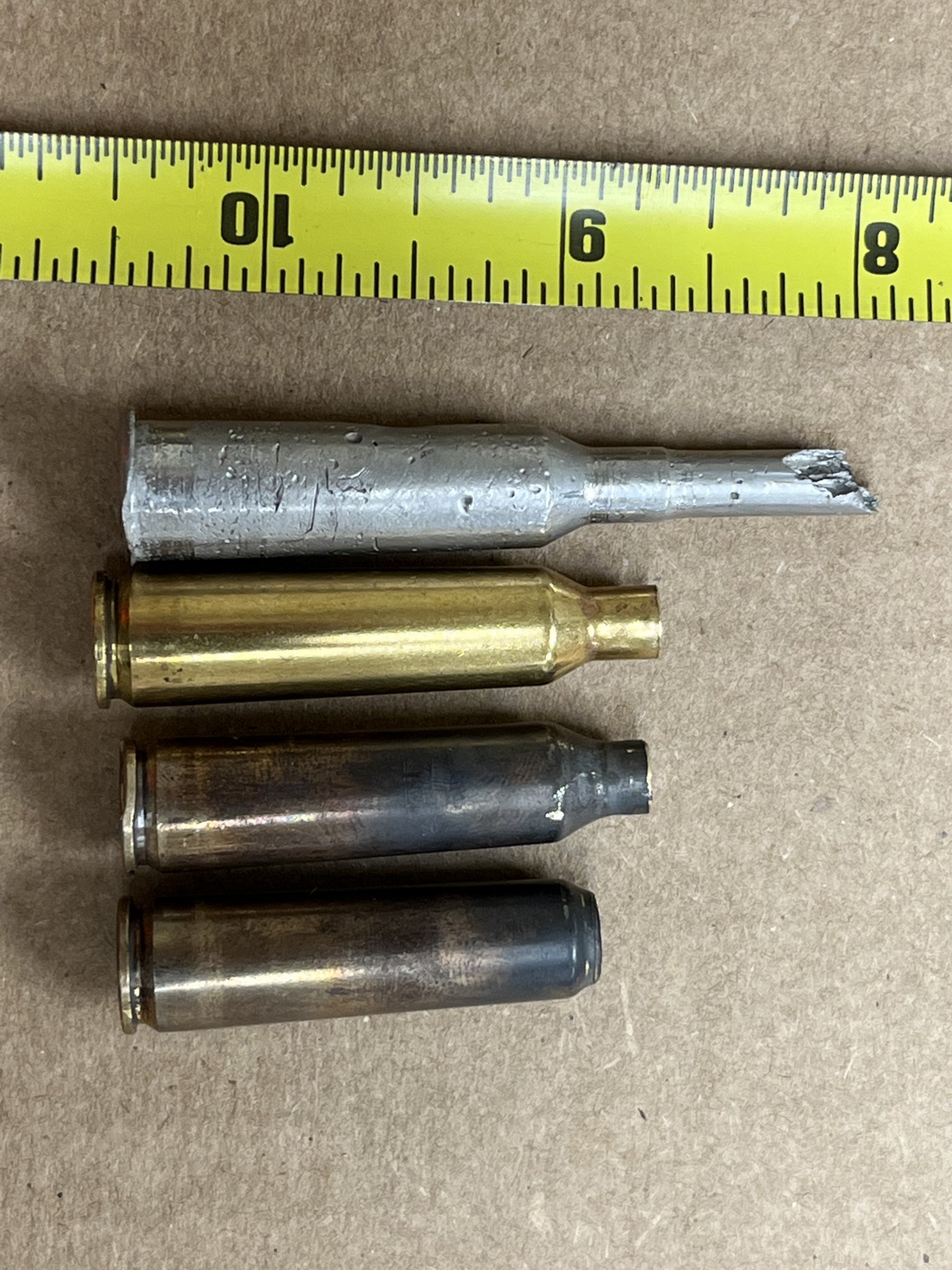 attaching brass shell casings