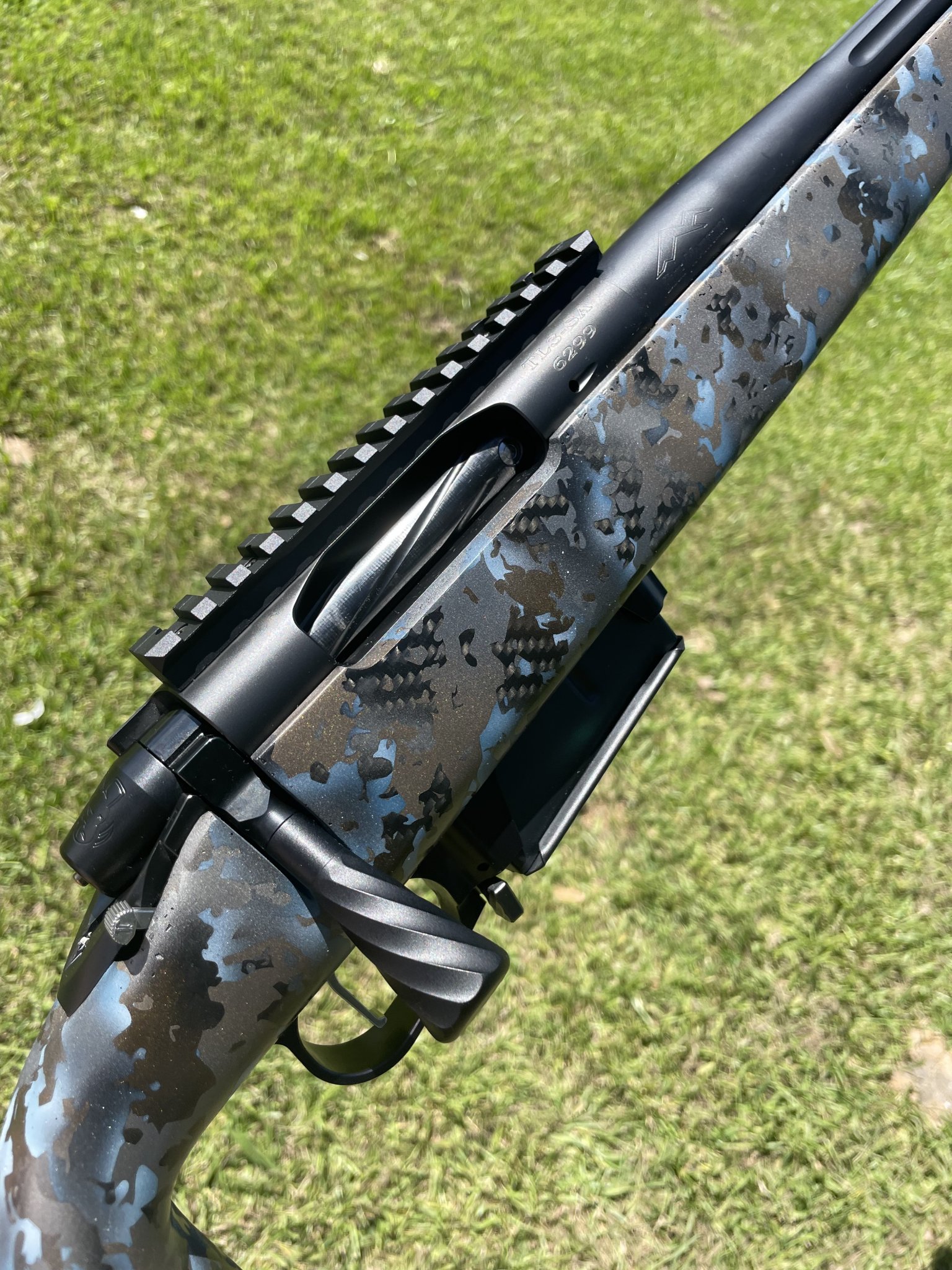 The BADDEST Cerakote you've ever seen COTTONMOUTH SNAKE REM 700