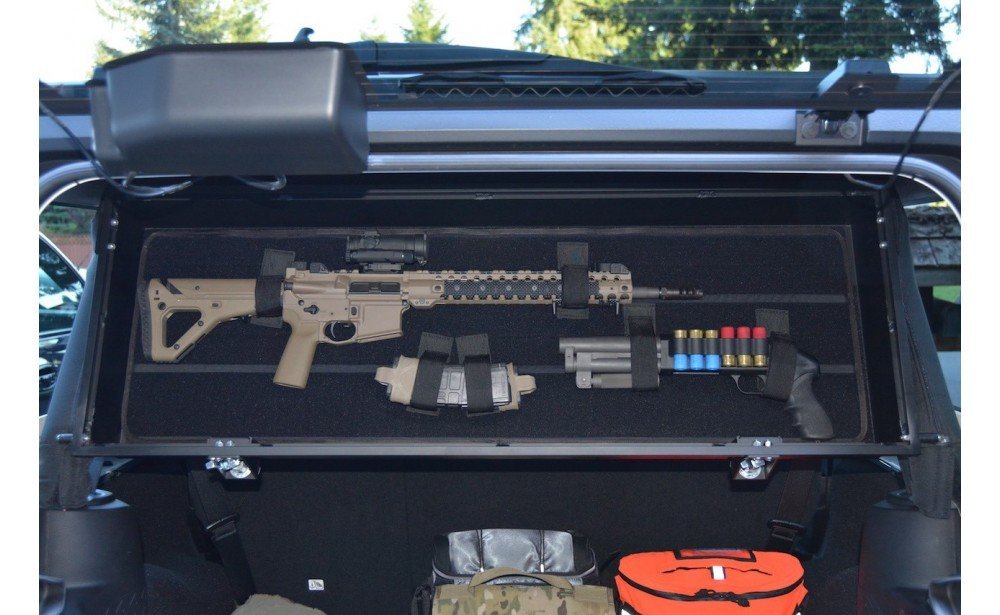 Jeep discount gun rack