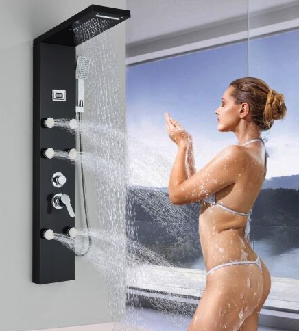 You'll never want to leave 🚿 #shower #showerfinds #showerhead #rainfa,  Bathroom Finds