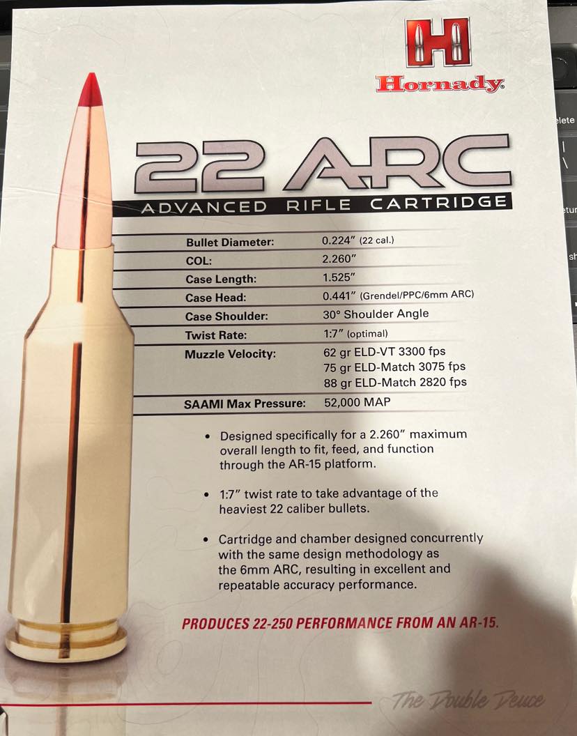 Sgt of Arms Precision 22 ARC Barrel