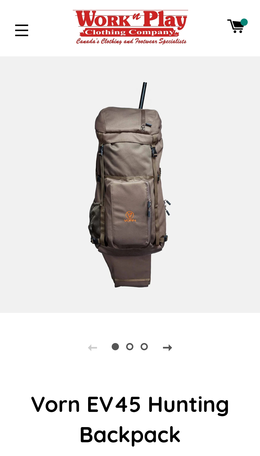 Vorn store backpack review