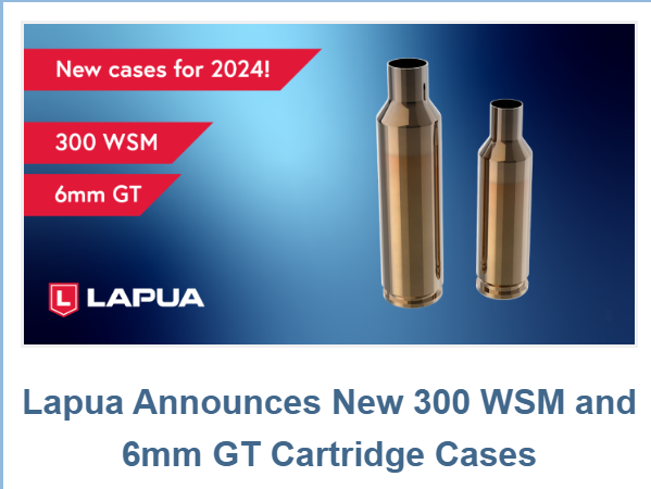 New Lapua Brass Cartridge Cases for 2021 - Lapua