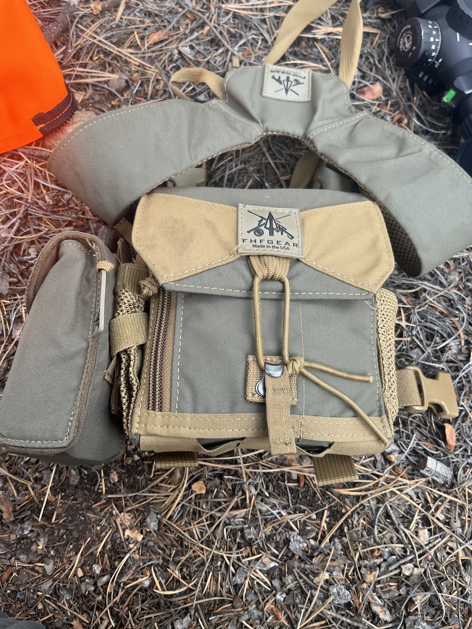 SOLD - FHF gear pro-m bino harness setup