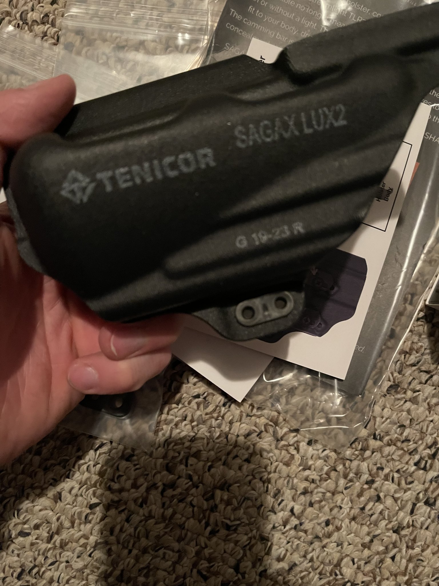 SAGAX LUX2 AIWB Holster for GLOCK