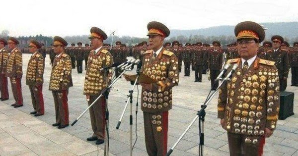 Communist North Korean Generals medals 1.jpg