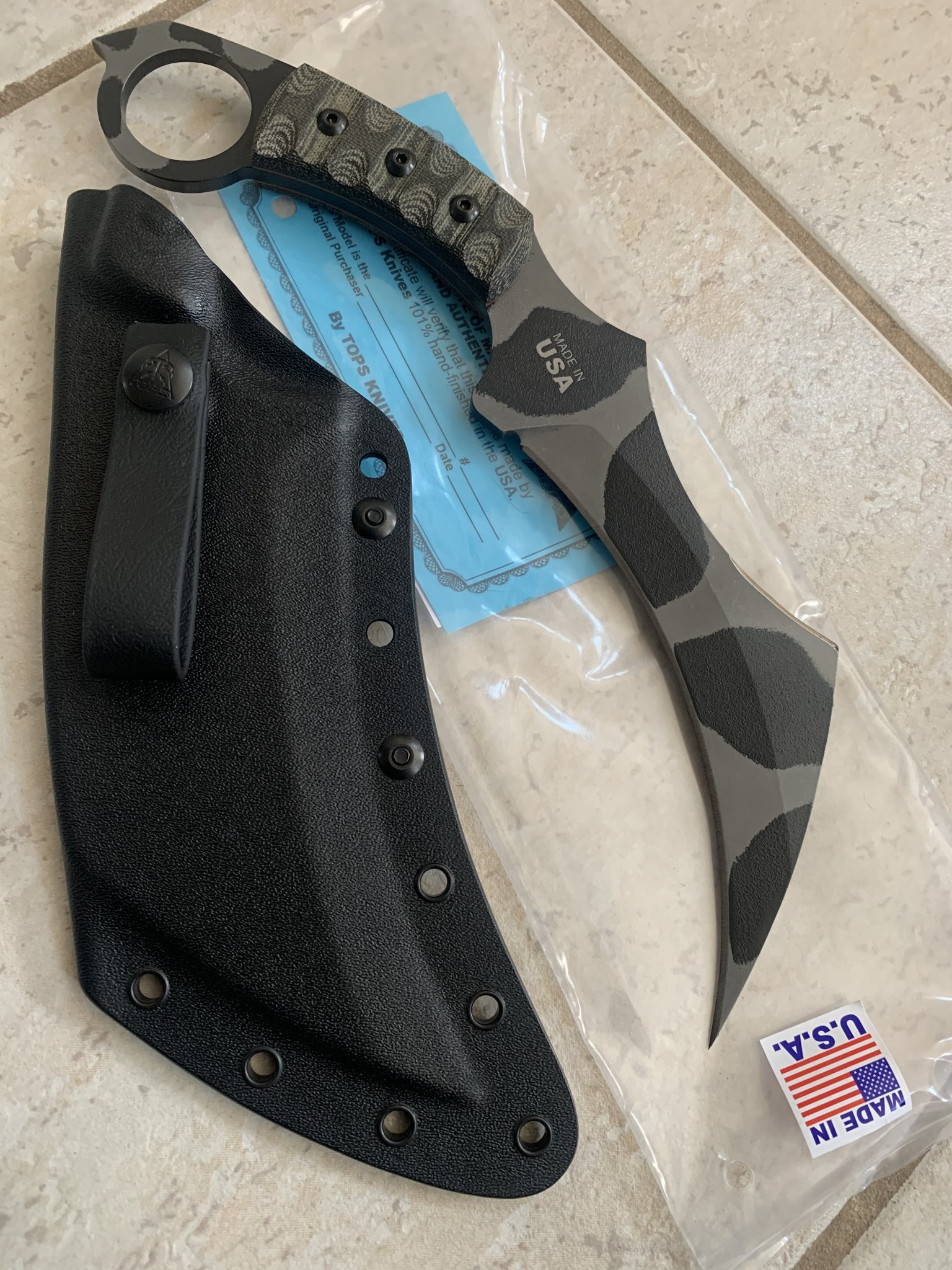 Sidearms & Scatterguns - Tops knives enthusiasts thread