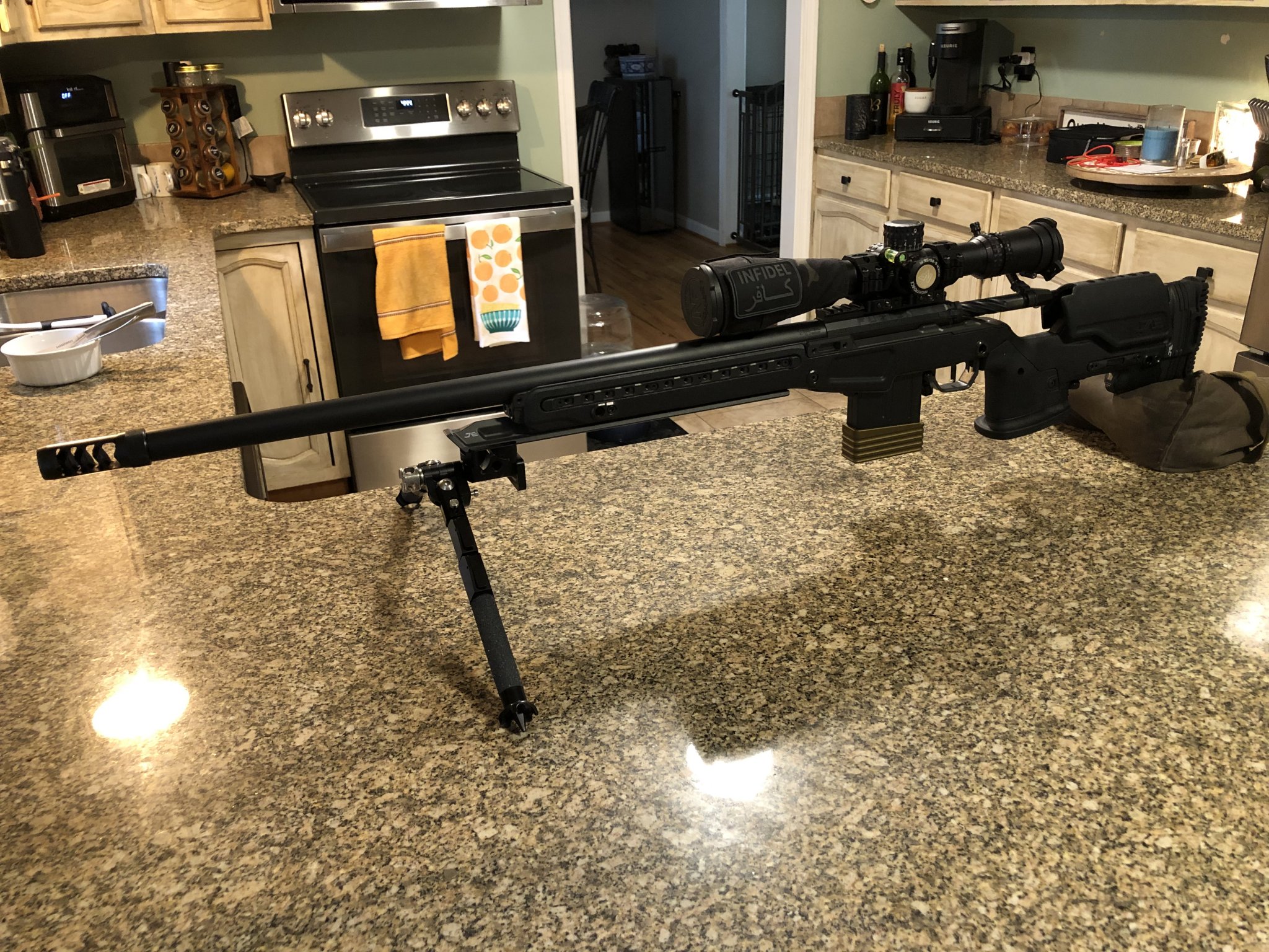 SOLD - MDT Elite 338 Muzzle Brake Benbrook  Texas Gun Talk - The Premier  Texas Gun Forum