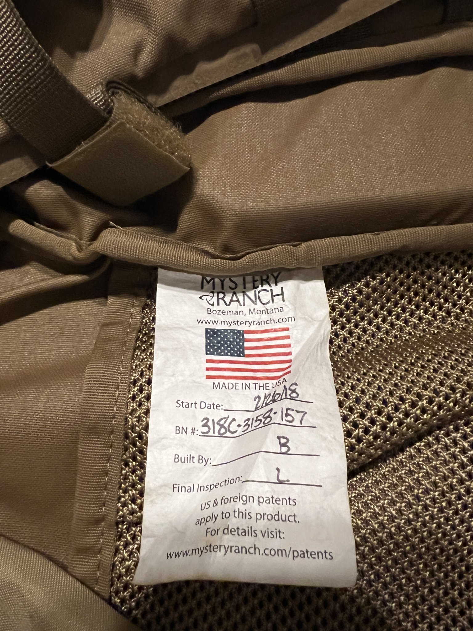 SOLD - Mystery ranch 3 day pack | Sniper's Hide Forum