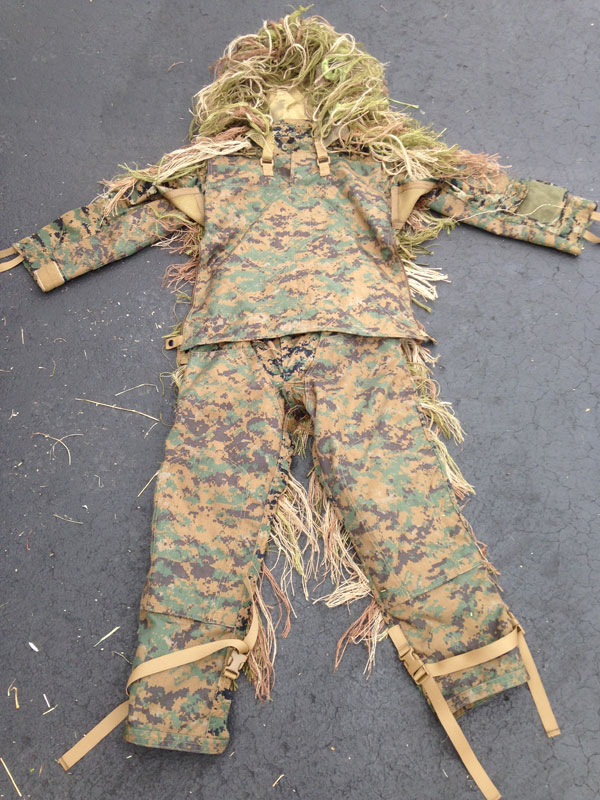 Tactical Concealment 1-ply Ghillie Suit Jute