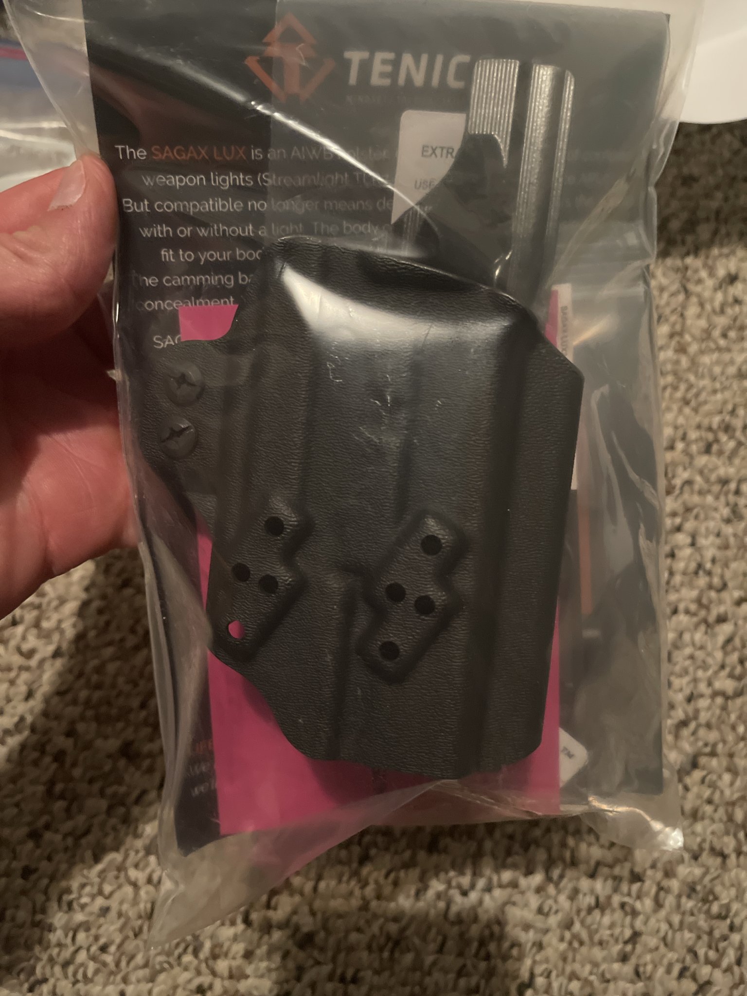 SAGAX LUX2 AIWB Holster for GLOCK