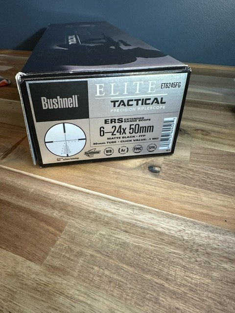 Optics - Bushnell Elite Tactical ERS 6-24x50 MIL FFP | Sniper's Hide Forum