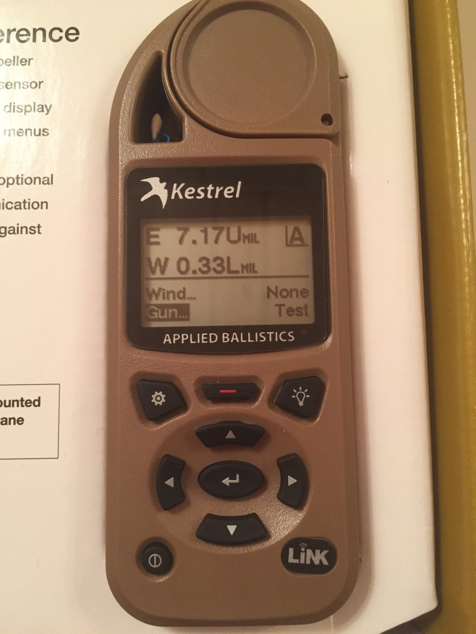 Kestrel 5700 Elite Hand Held Weather Meter with Applied Ballistics