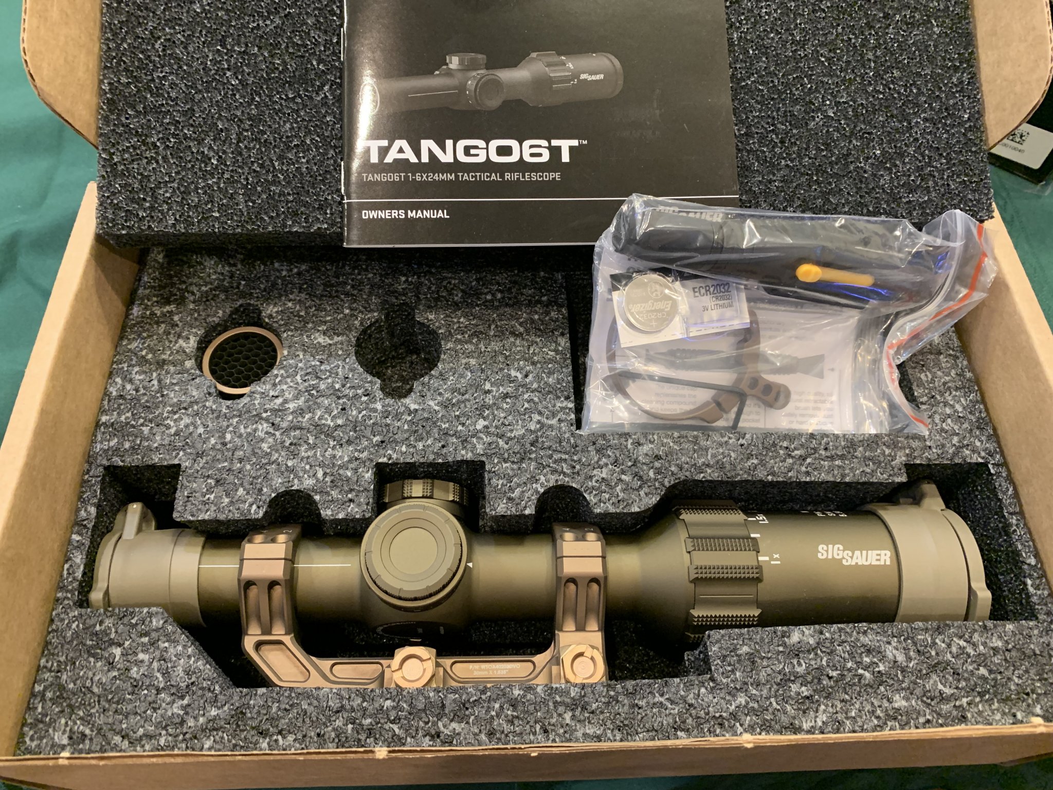 SOLD - Sig Tango 6T W/ Badger C.O.M.M Mount