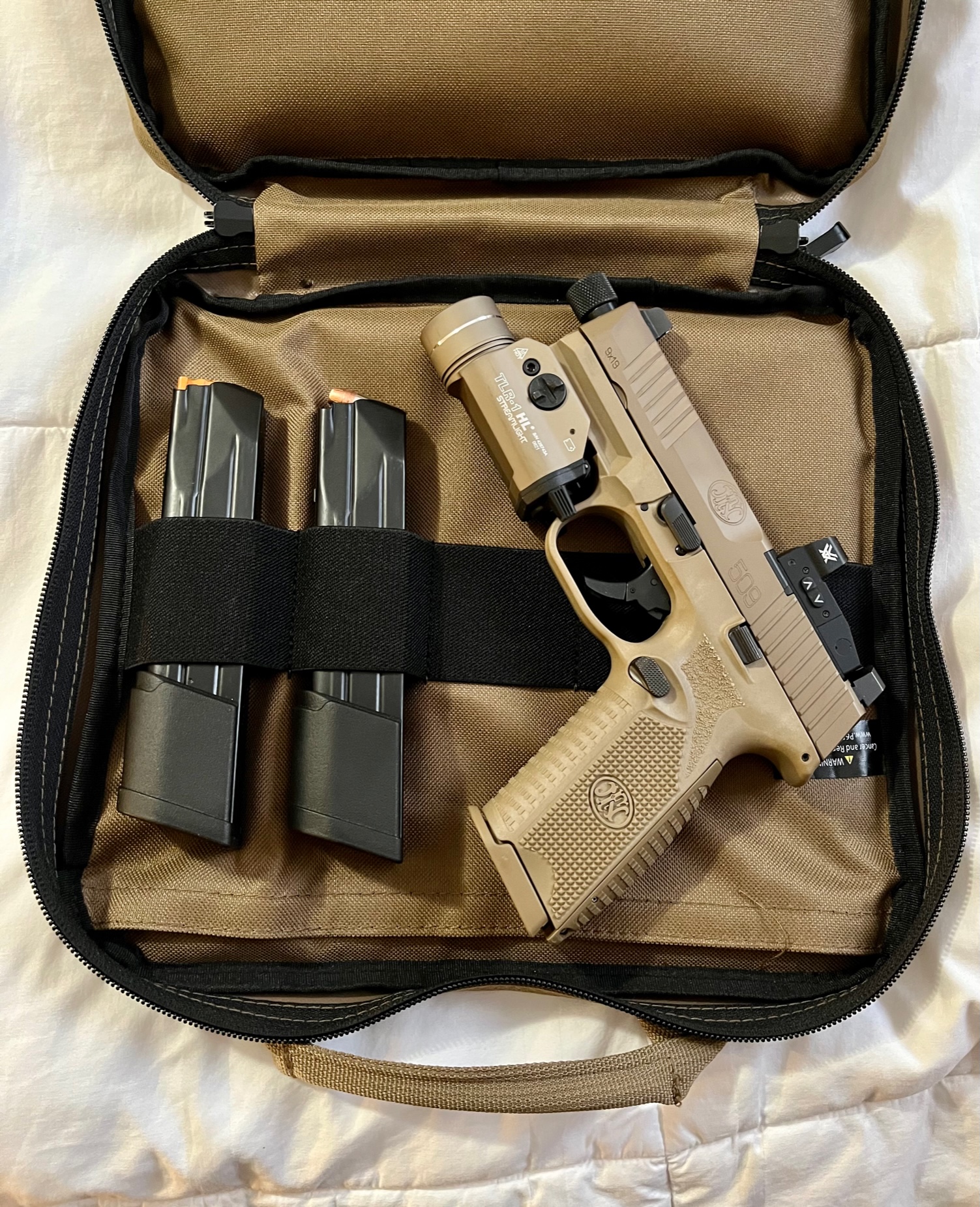 SOLD - SPF: WTS: PRICE DROP!! FN 509T FDE with Light, Optic, and ...