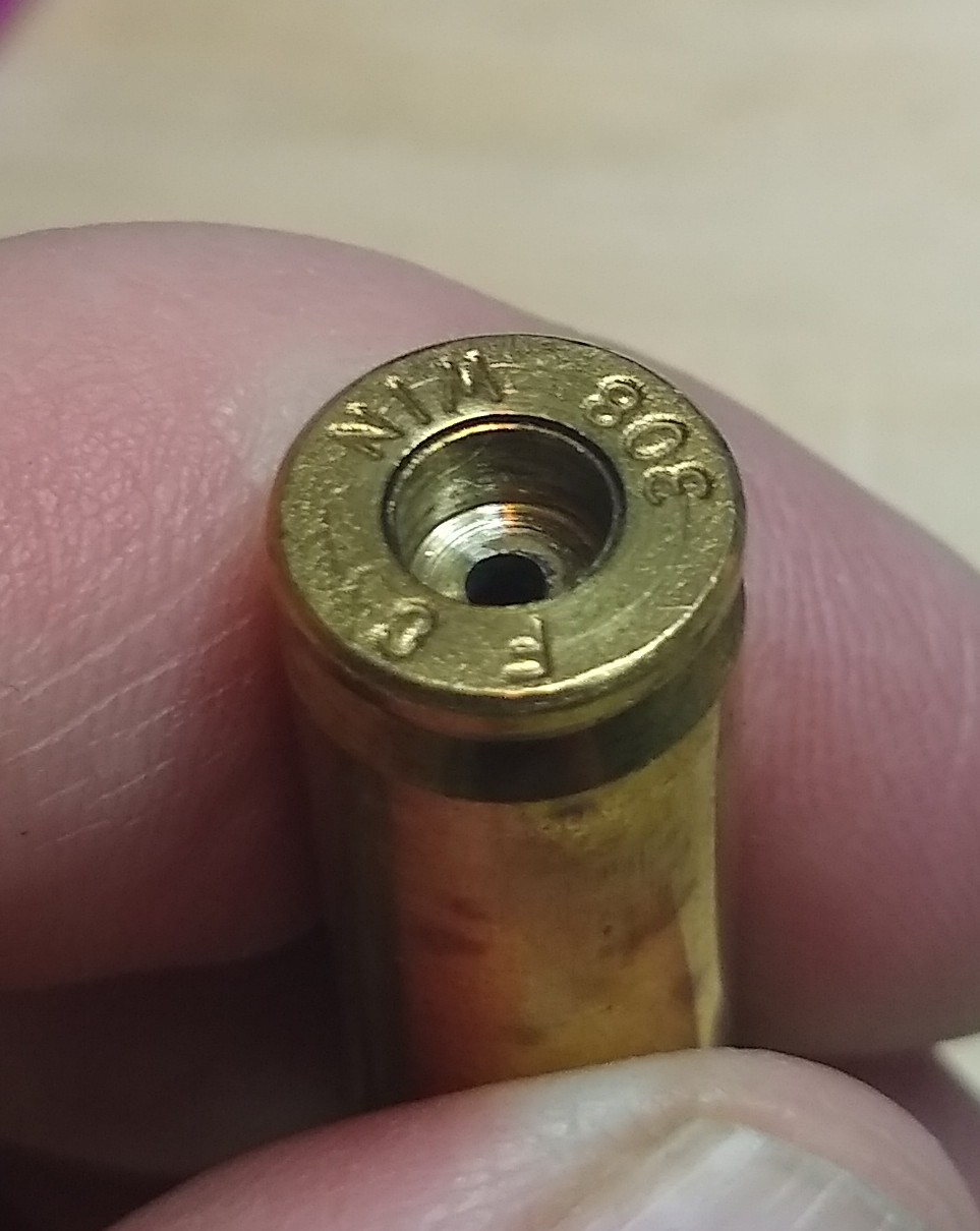 Anyone reload nickel plated rifle brass?