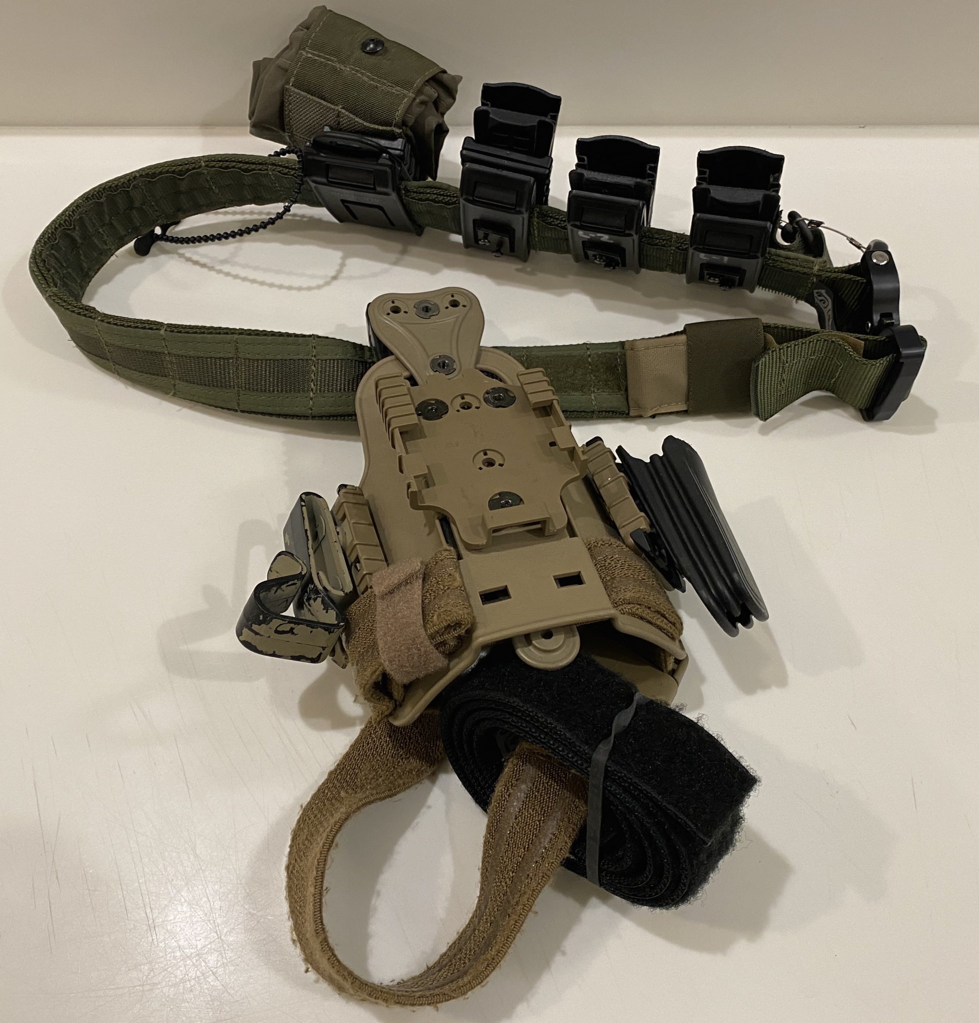 Wilder Tactical Modified UBL Mid Ride Leg Strap w/ QLS Receiver