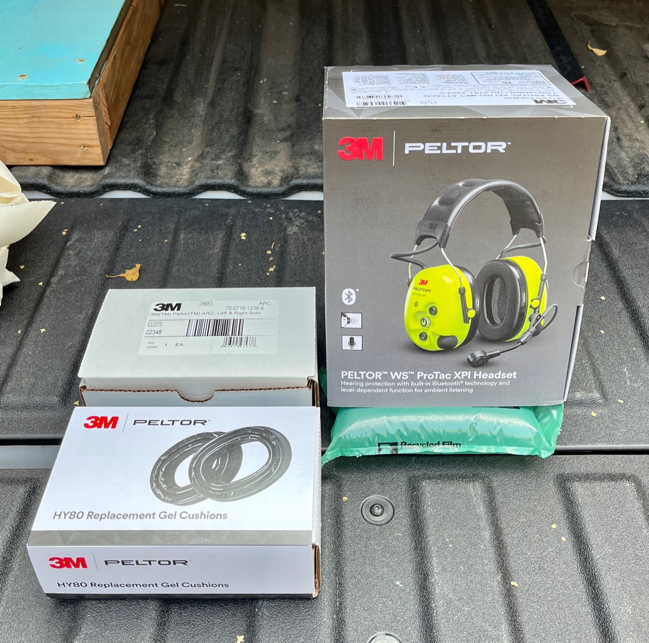 SOLD WTS 3M Peltor WS ProTac XPI Headset w ARC adapters and