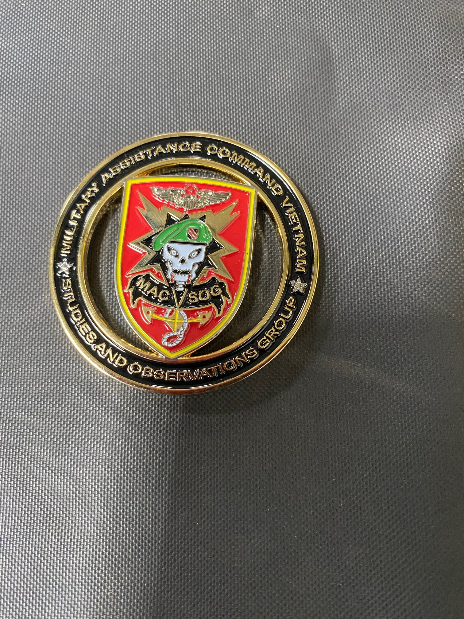 Unique Challenge Coin From SOG-MACV | Sniper's Hide Forum