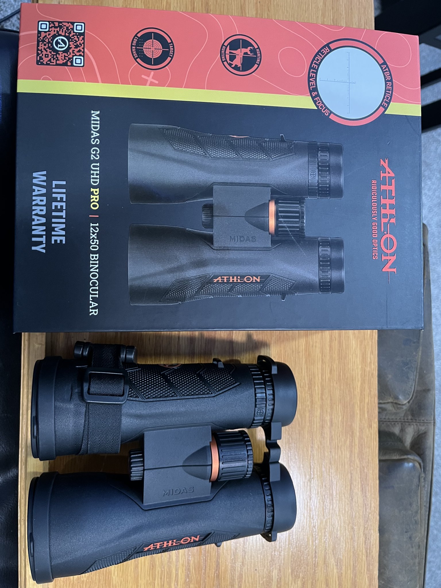 Accessories - $325 Athlon Midas G2 UHD Pro 12x50 Binos with MIL Reticle ...