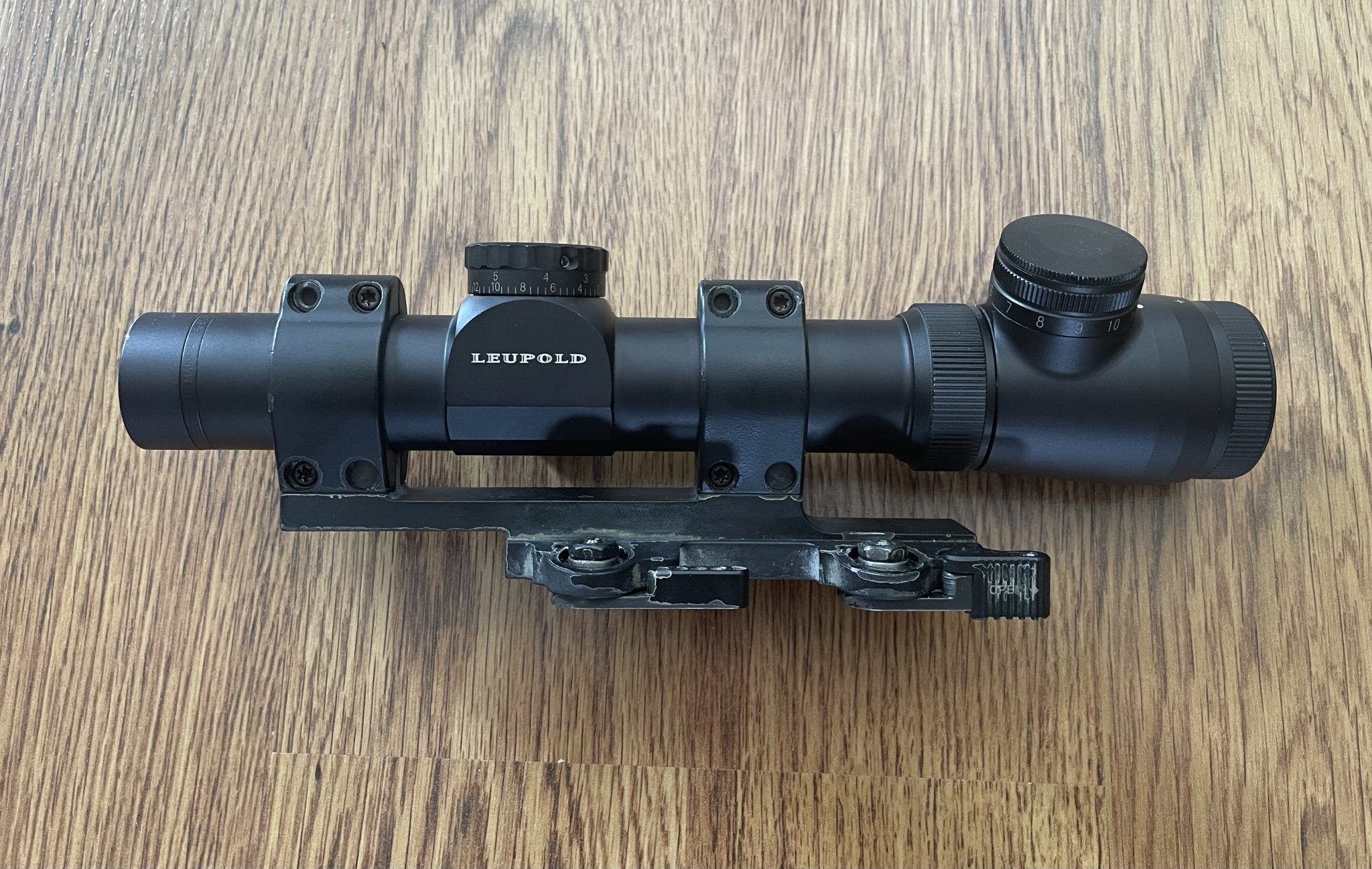 SOLD - Leupold Mk4 1.5-5x20 MR/T SPR 67905 w/ Larue SPR Lt104 Mount ...