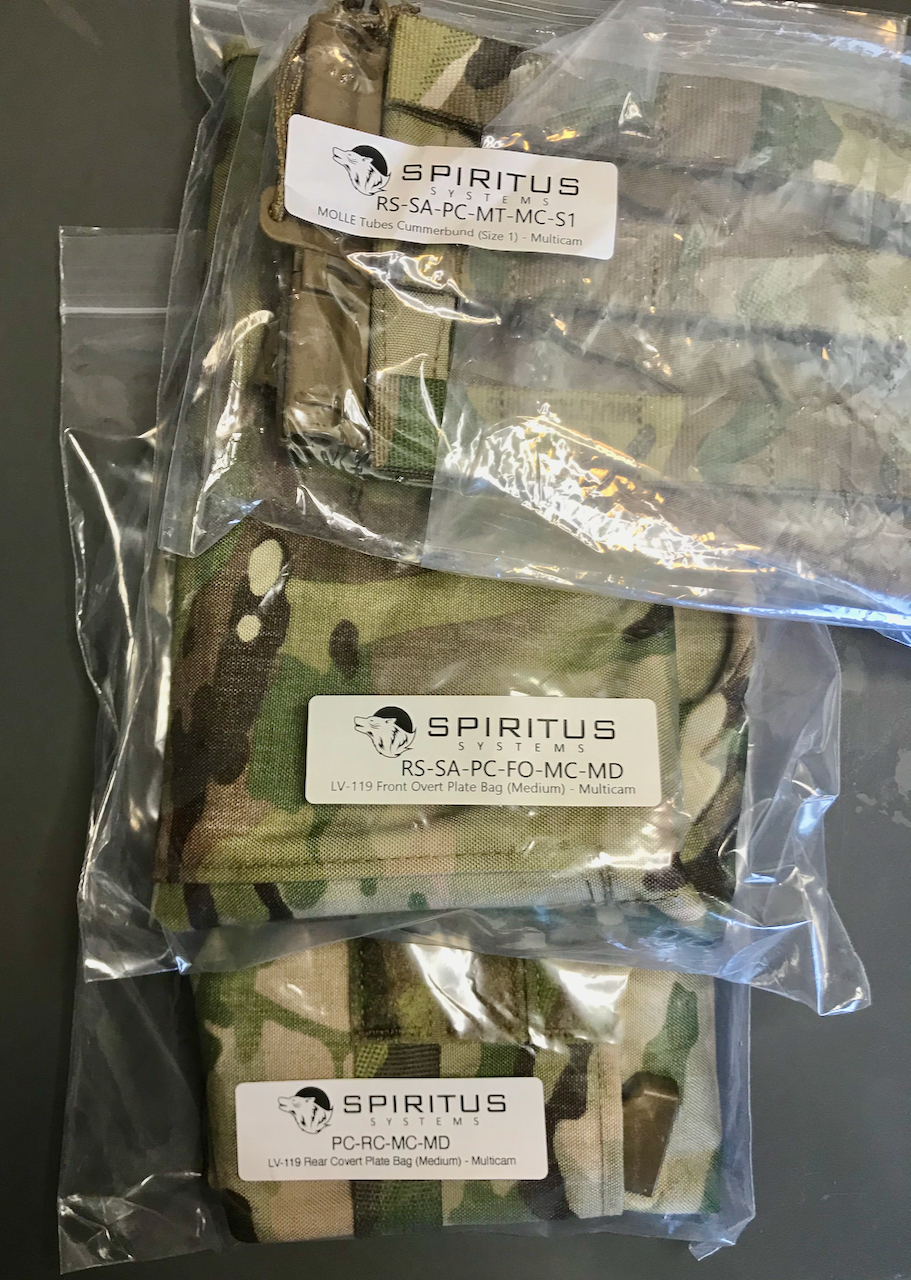 Spiritus Systems LV-119 Rear Overt Plate Bag