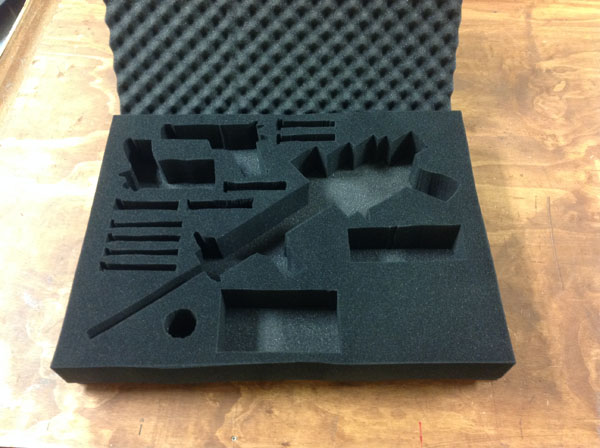 Pick and Pluck Packaging Charcoal Foam Exact Pack foam Custom