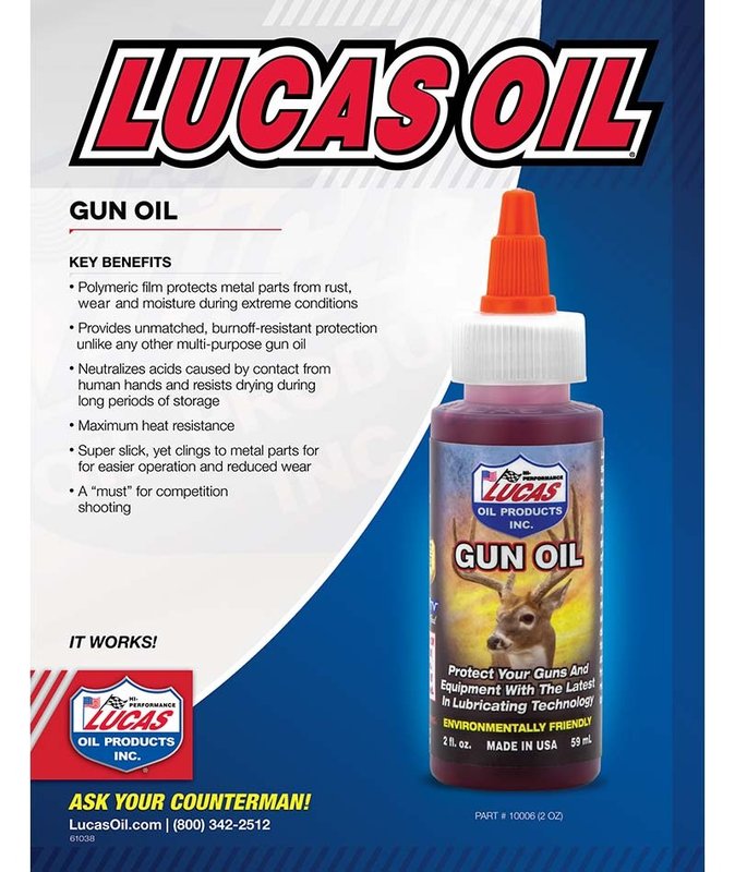 Why Lucas Oil Has The Best Gun Oil 