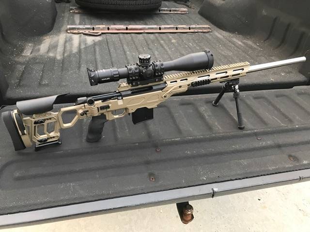 Cadex Defense Field Tactical Tan Rem 700 LA LH Skeleton Fixed 20 MOA #8-40  for SSSF 3.850 CIP Chassis STKFT-REM-LH-LA-B-208-E-TAN For Sale