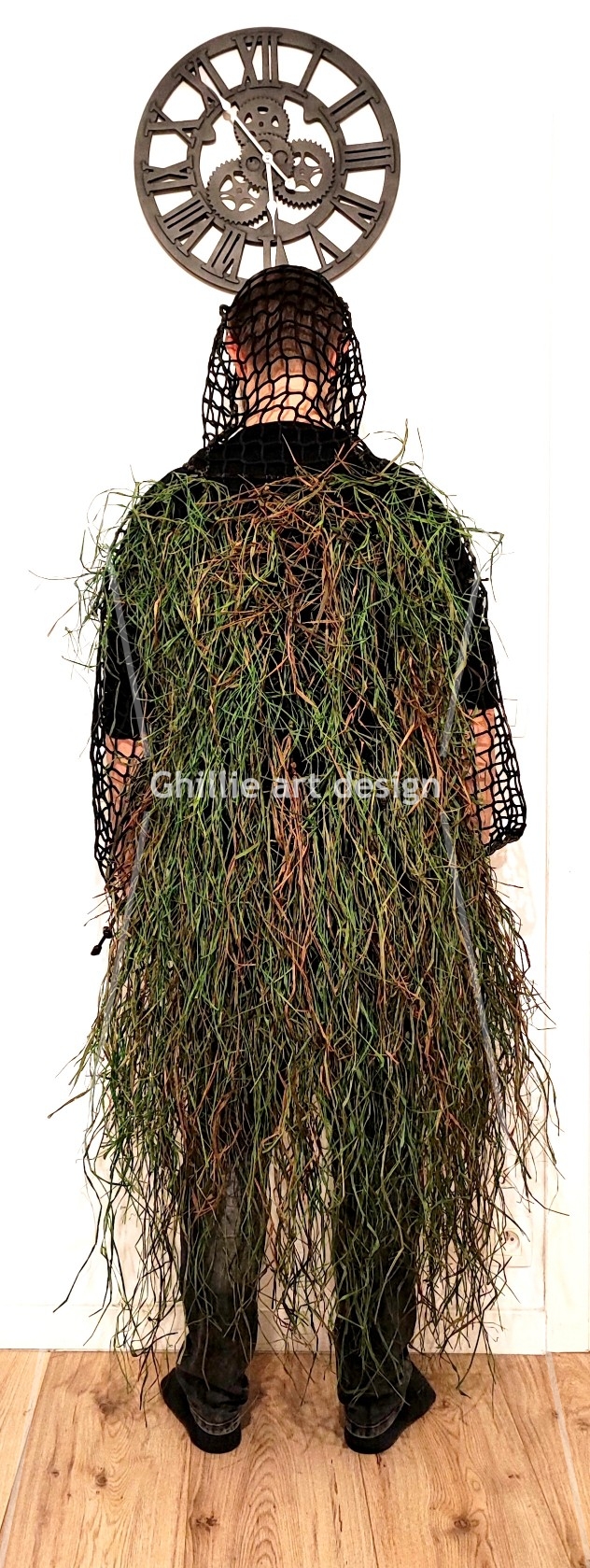 How to make fake Spanish moss using Ghillie suit material 