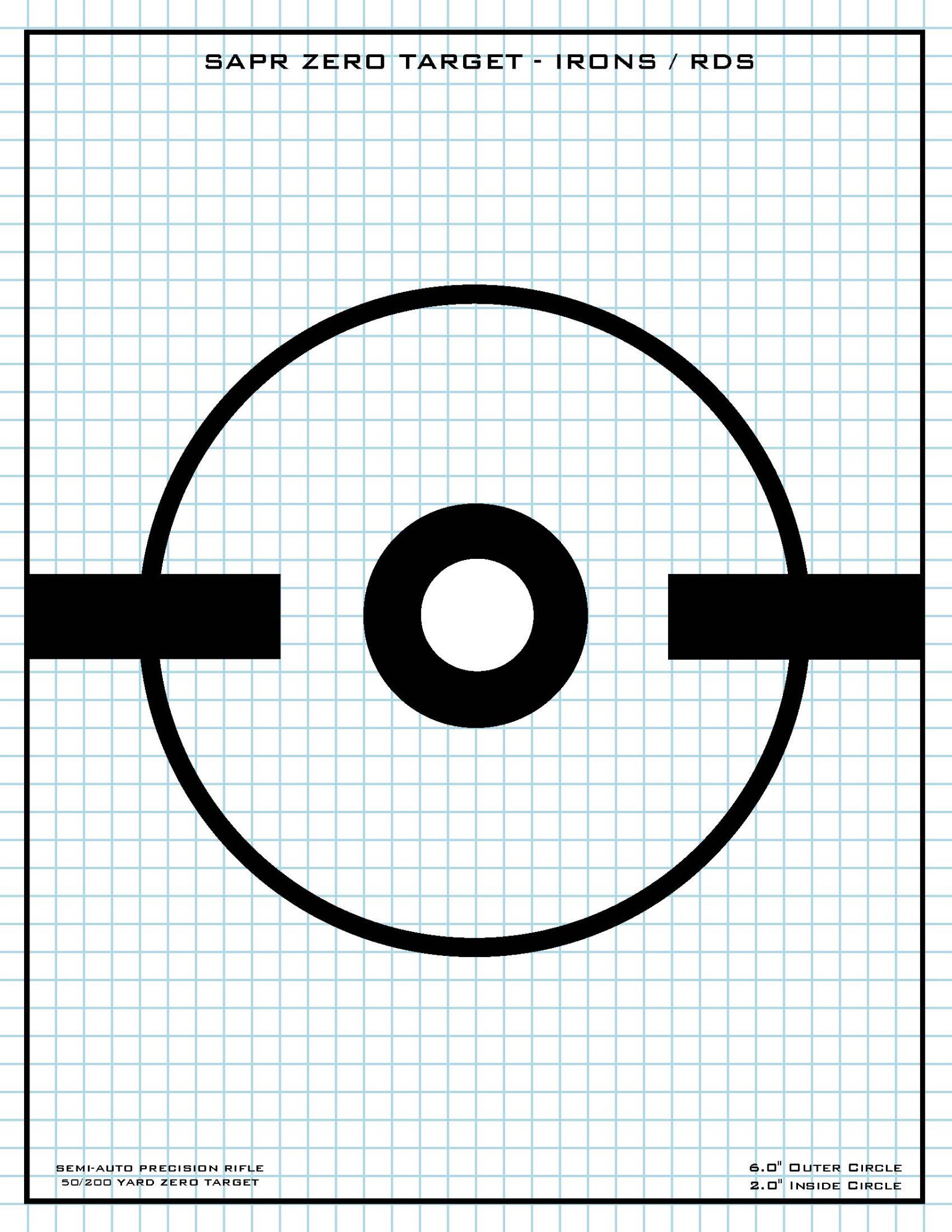 precision rifle zero targets revised set added post 8 sniper s hide forum