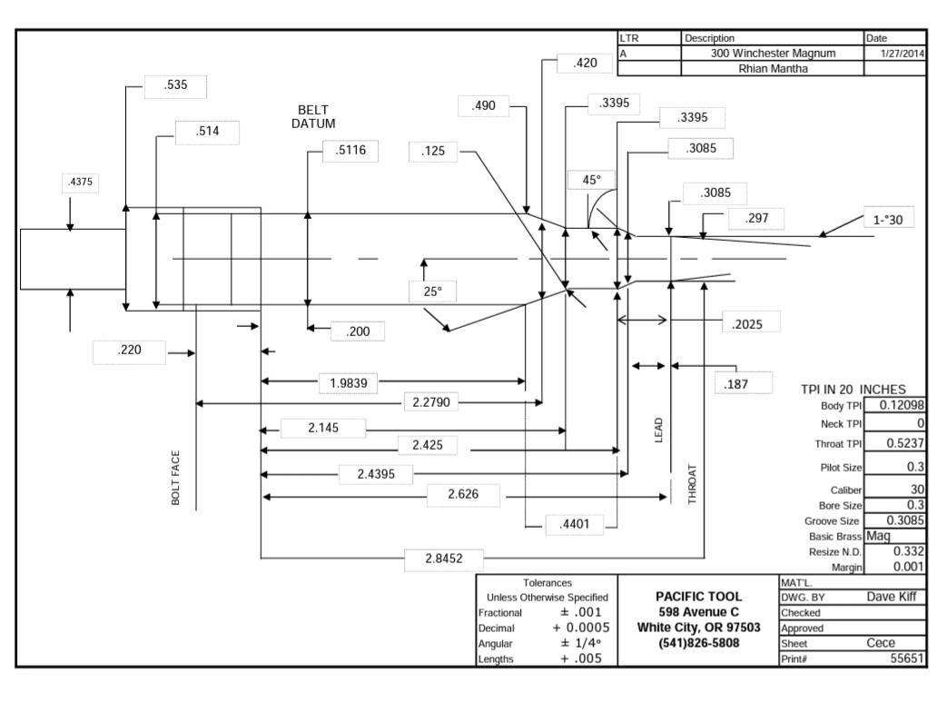 300 Win Mag Match Chamber? | Sniper's Hide Forum