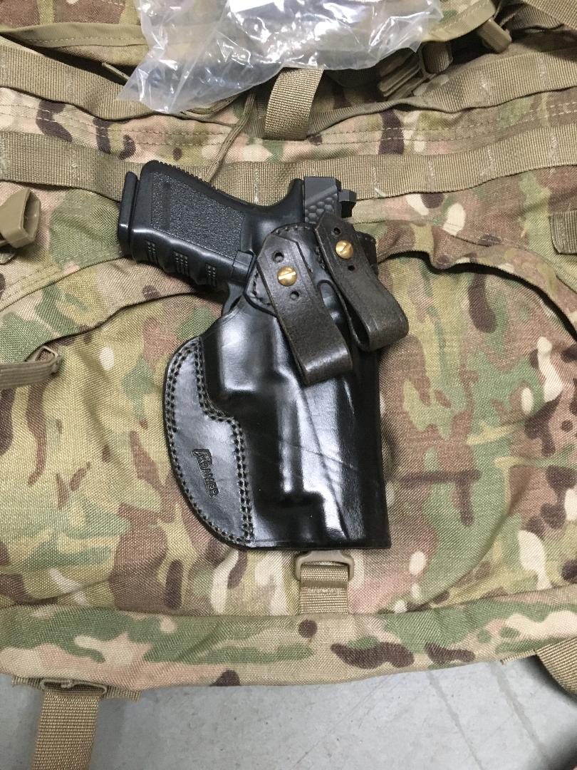 Accessories - FS: Kramer Leather M17 INSIDE THE WAISTBAND #3 GUN HOLSTER -  Sig P320 / M17 (RH) & G19(RH)