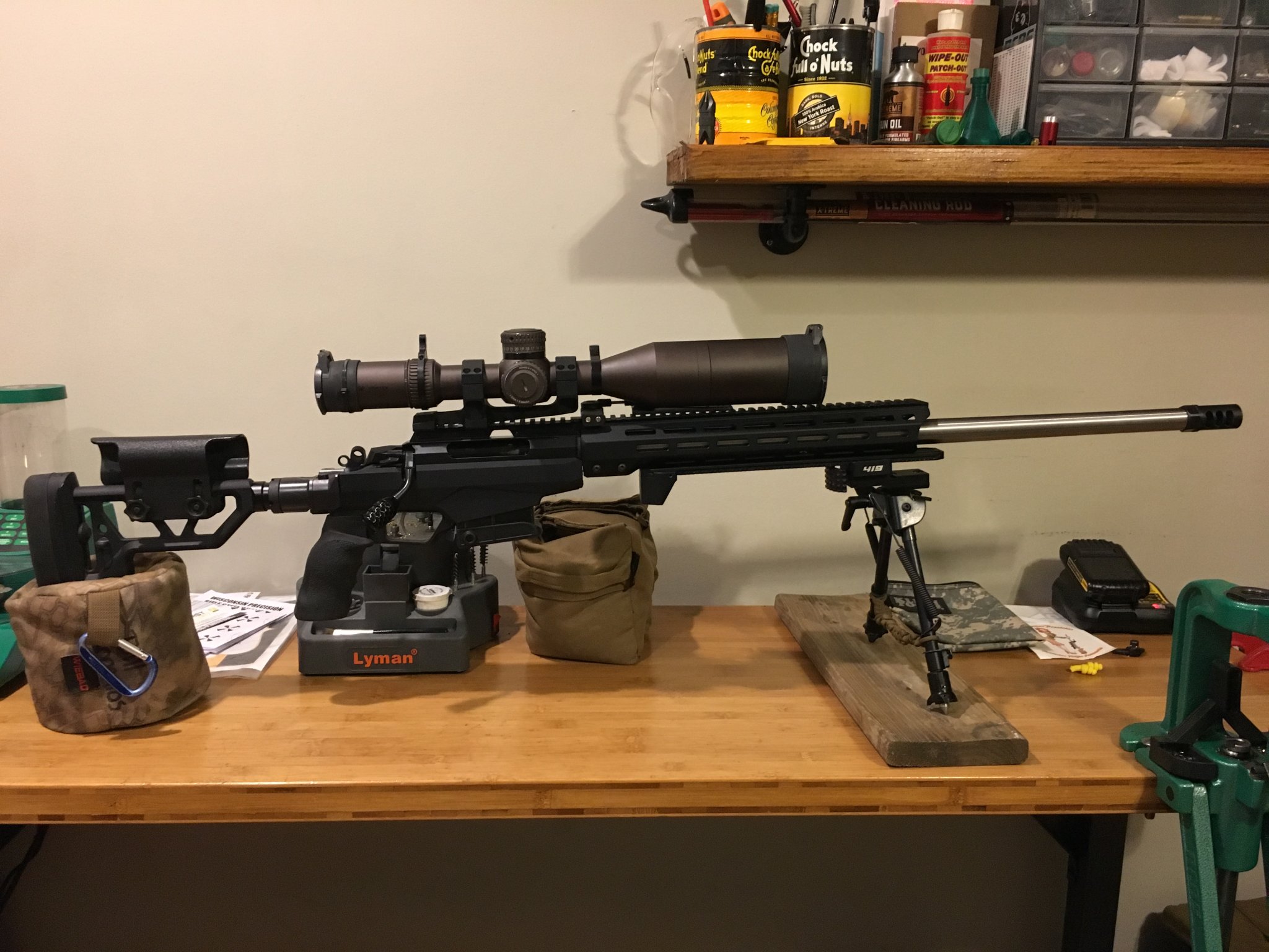 Muzzle brake on 308win. MDT Elite, Tikka T3X CTR & KRG Whiskey-3