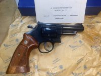 IMG_3320Smith & Wesson Model 57 No Dash  .41 Special magnum 4%22 Blue Arrival 09.05.24 copy.jpg